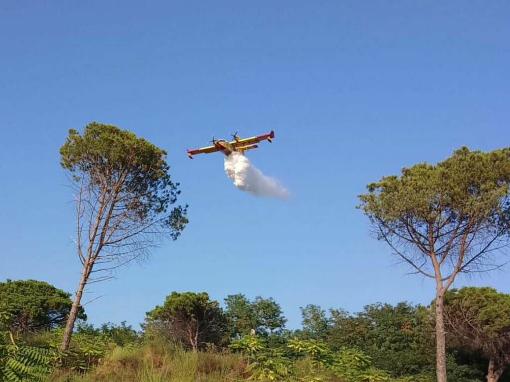 Roccarainola incendio