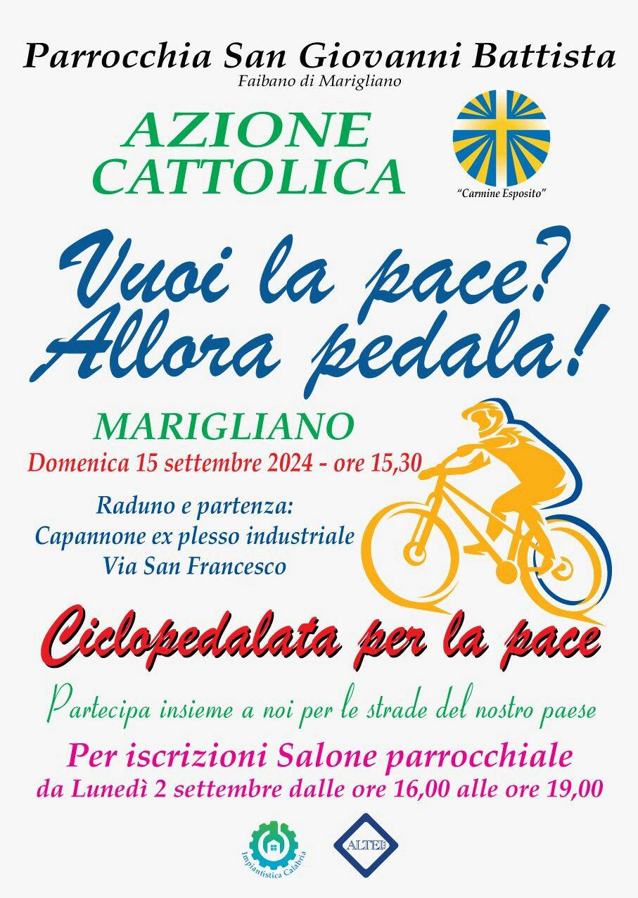 ciclopedalata per la pace