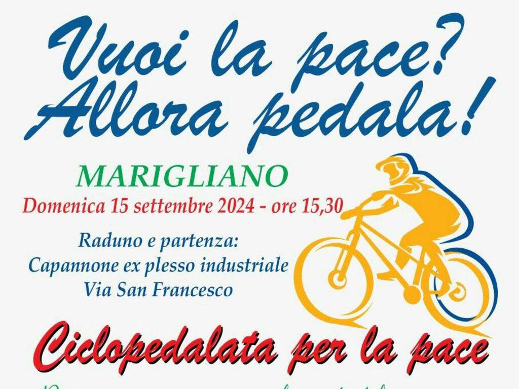 ciclopedalata per la pace